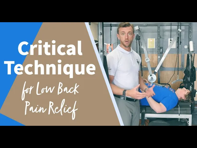 Critical Technique for Low Back Pain Relief chiropractor In Boulder, CO